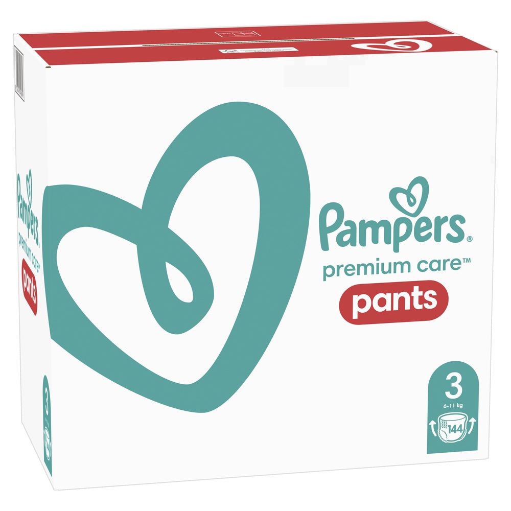 PAMPERS Premium Care Nohavičky plienkové veľ. 3 (6-11 kg) 144 ks – Obrázok 3