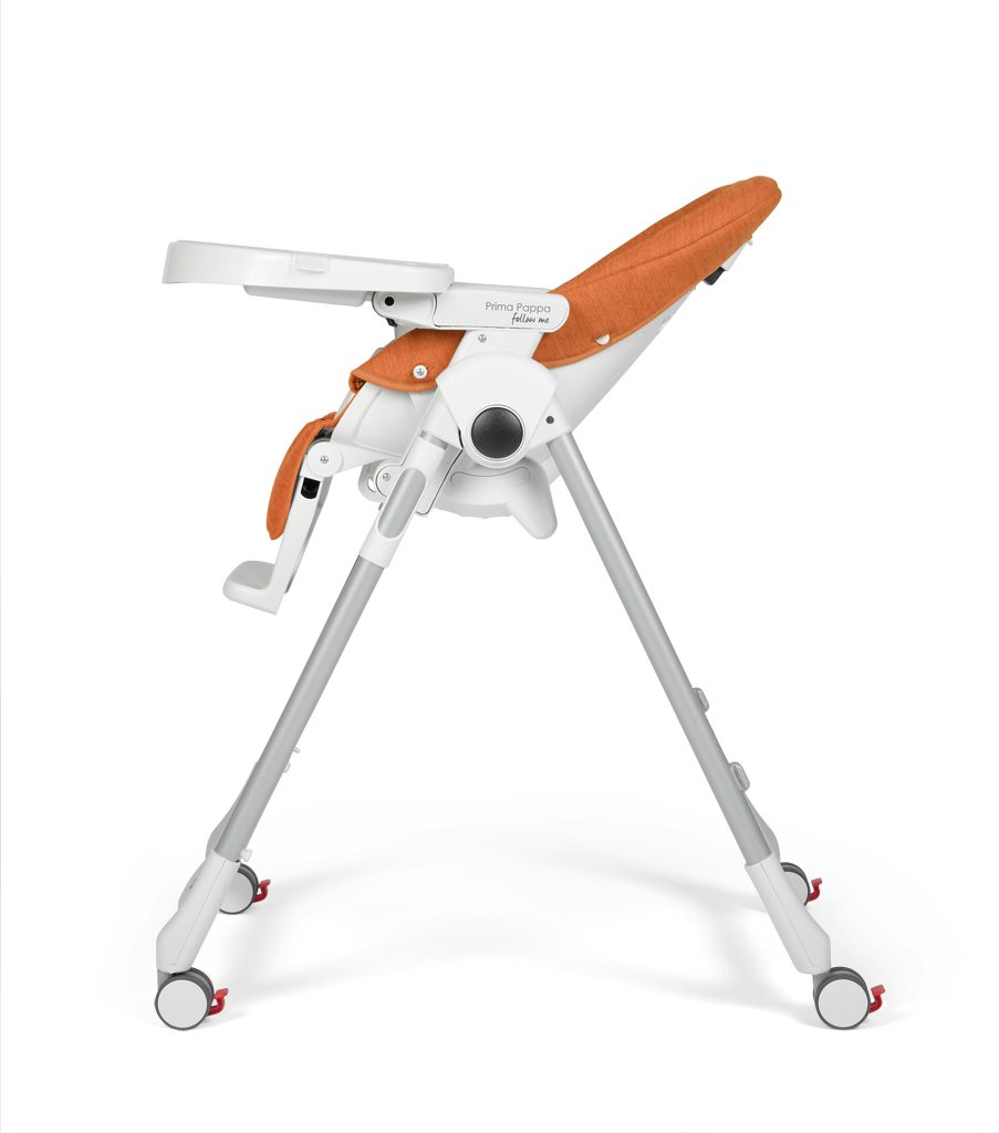 PEG PÉREGO Stolička jedálenská Prima Pappa Follow Me 2022 Hi-Tech Licorice+hrazda zdarma – Obrázok 8