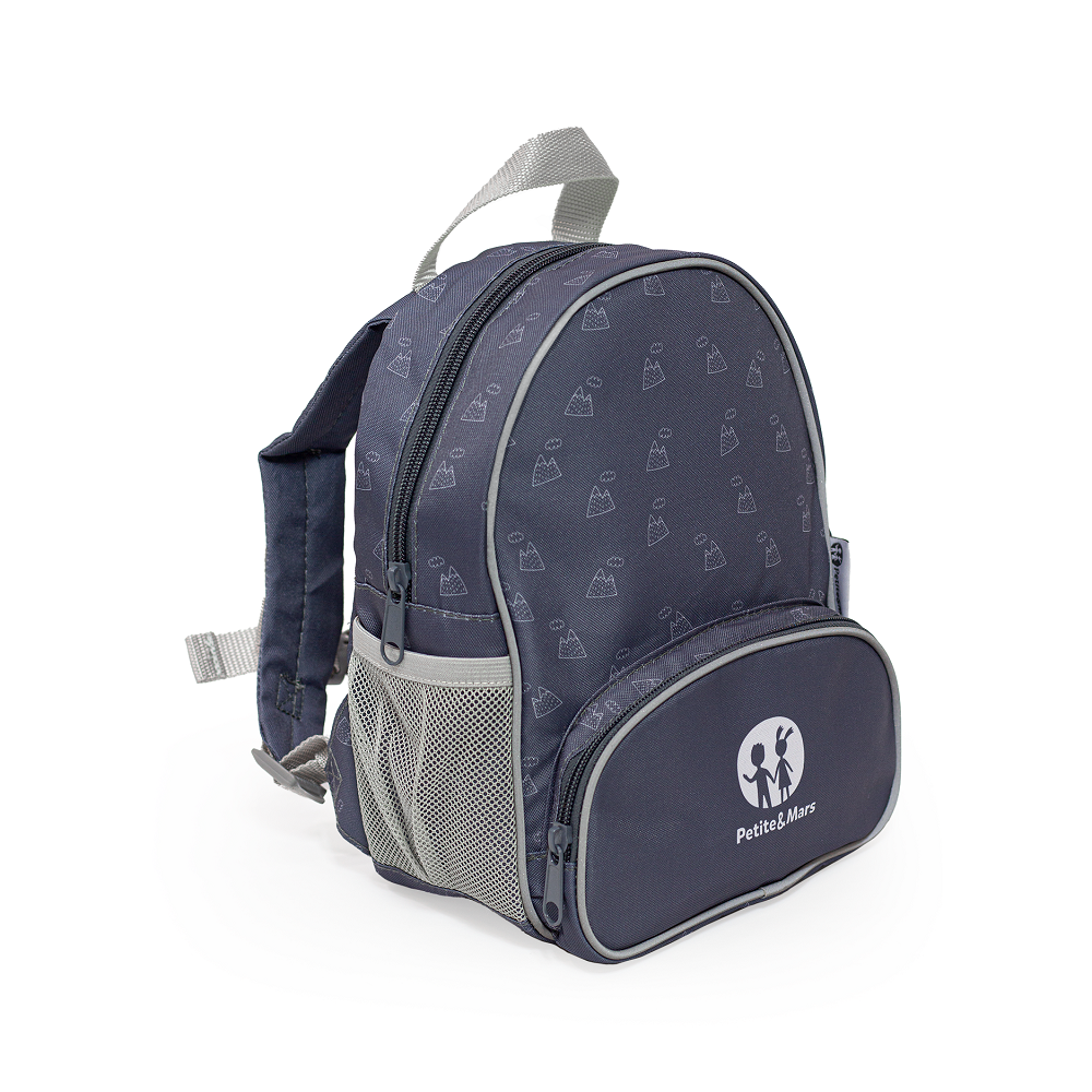 PETITE&MARS Batôžtek detský Backie Grey Hills – Obrázok 6
