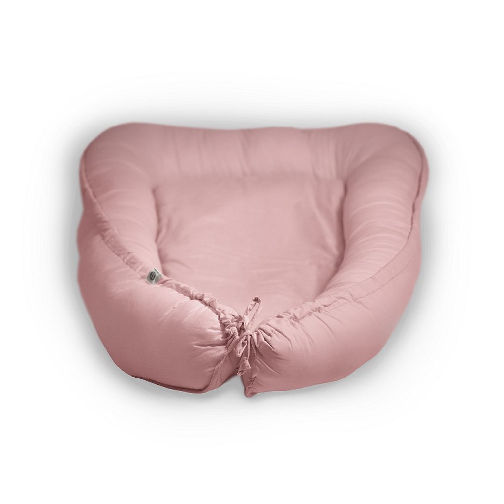 PETITE&MARS Hniezdo ochranné pre bábätko FEEL SAFE Dusty Pink 90 x 60 cm – Obrázok 3