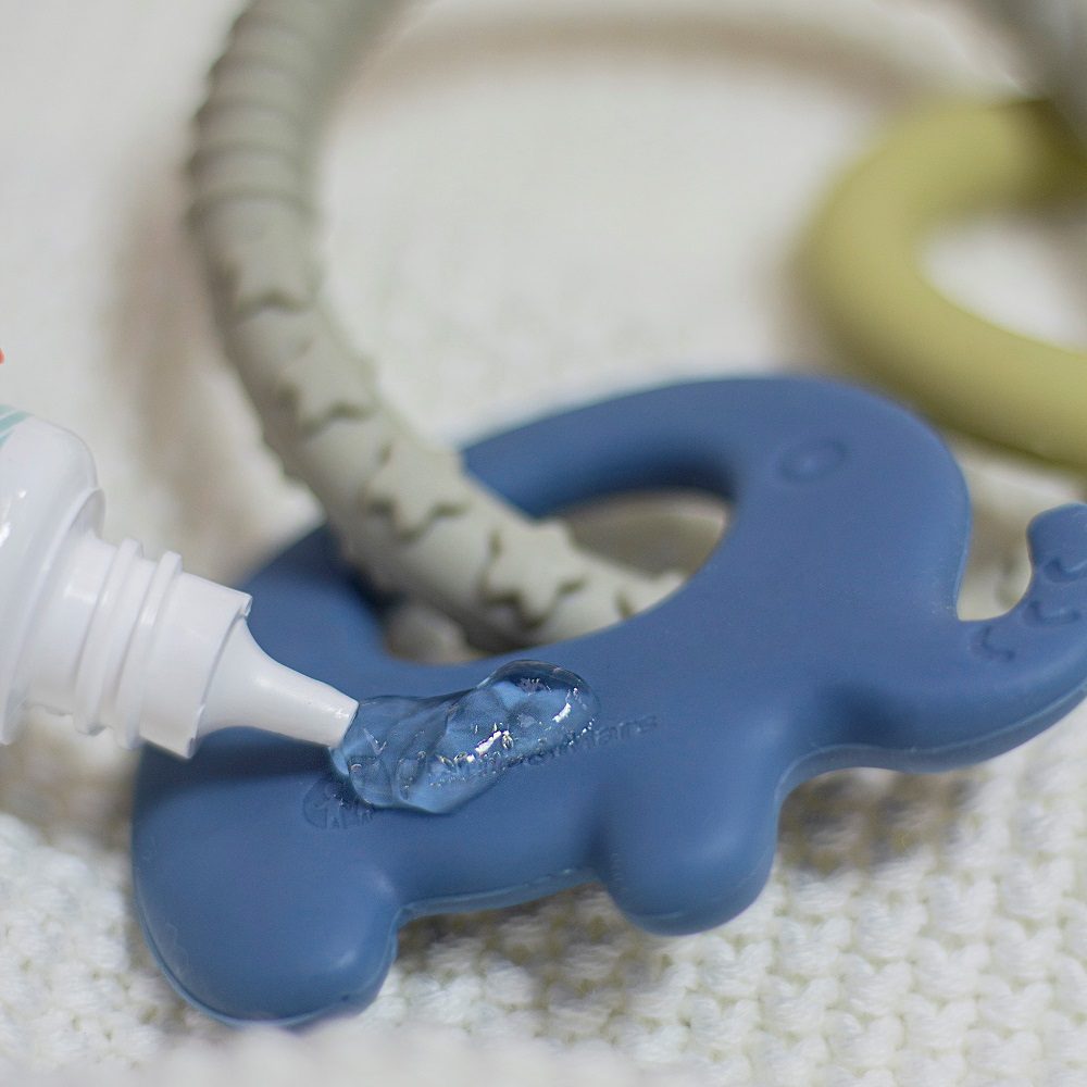 PETITE&MARS Hryzačka silikónová Elefi 0m+ – Obrázok 5