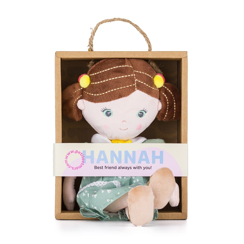 PETITE&MARS Bábika plyšová Hannah 0+, 35 cm – Obrázok 2