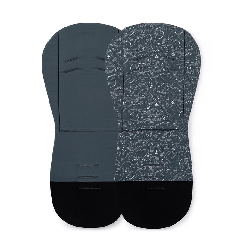 PETITE&MARS Vložka do kočíka Foamy Anthracite Dino – Obrázok 2