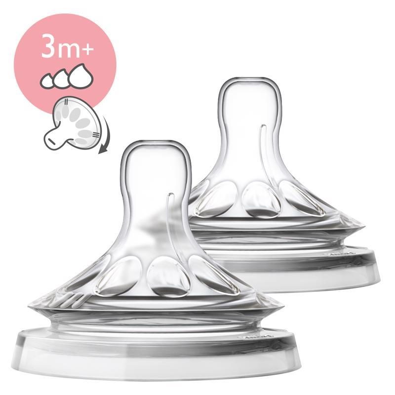 Philips AVENT Cumlík Natural variabil 3m+ 2 ks – Obrázok 2