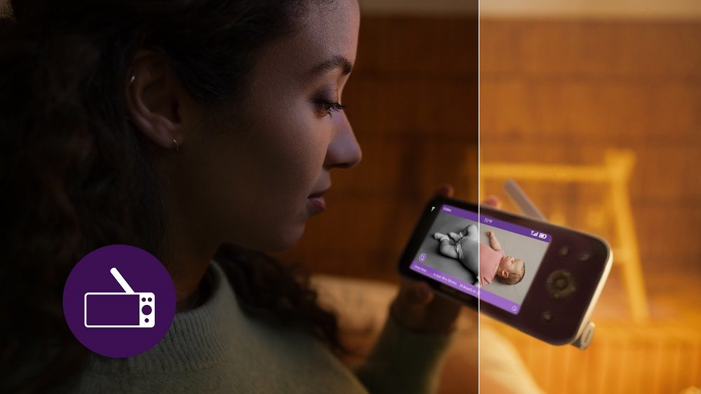 Philips AVENT Pestúnka detská chytrá Premium s prekladom plaču, sledovaním spánku a dýchania SCD971 – Obrázok 15