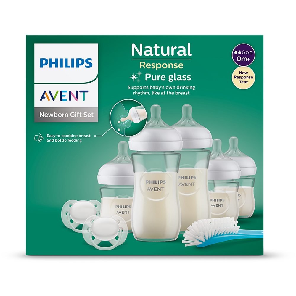 Philips AVENT Sada novorodenecká štartovacia Natural Response, sklo – Obrázok 3