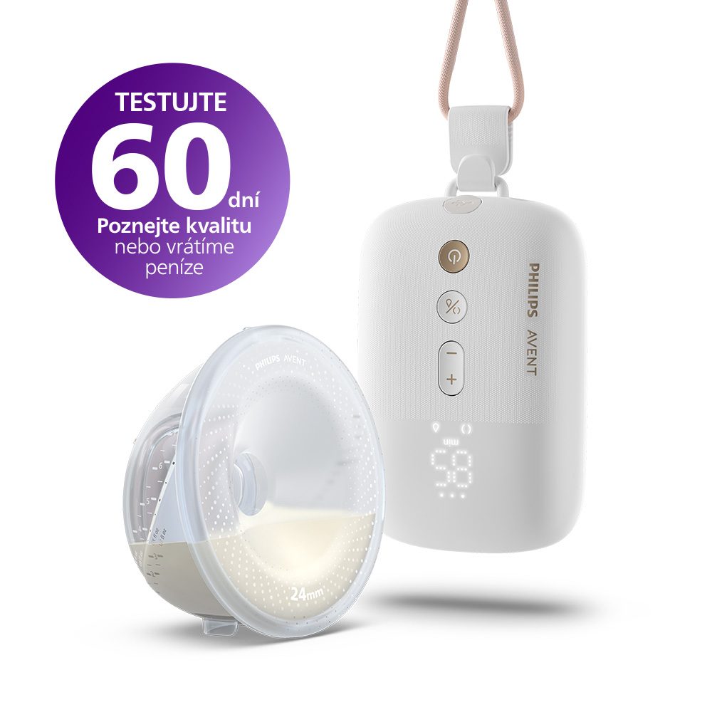 Philips AVENT Odsávačka materského mlieka elektrická Hands-Free Premium Plus SCF531/11