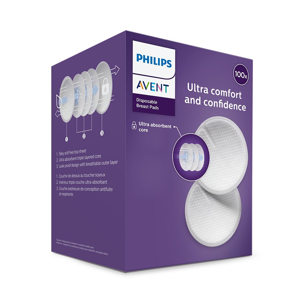 Philips AVENT Vložky do podprsenky jednorazové 100 ks