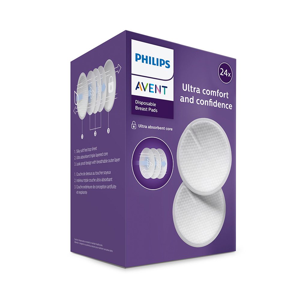 Philips AVENT Vložky do podprsenky jednorazové 24 ks