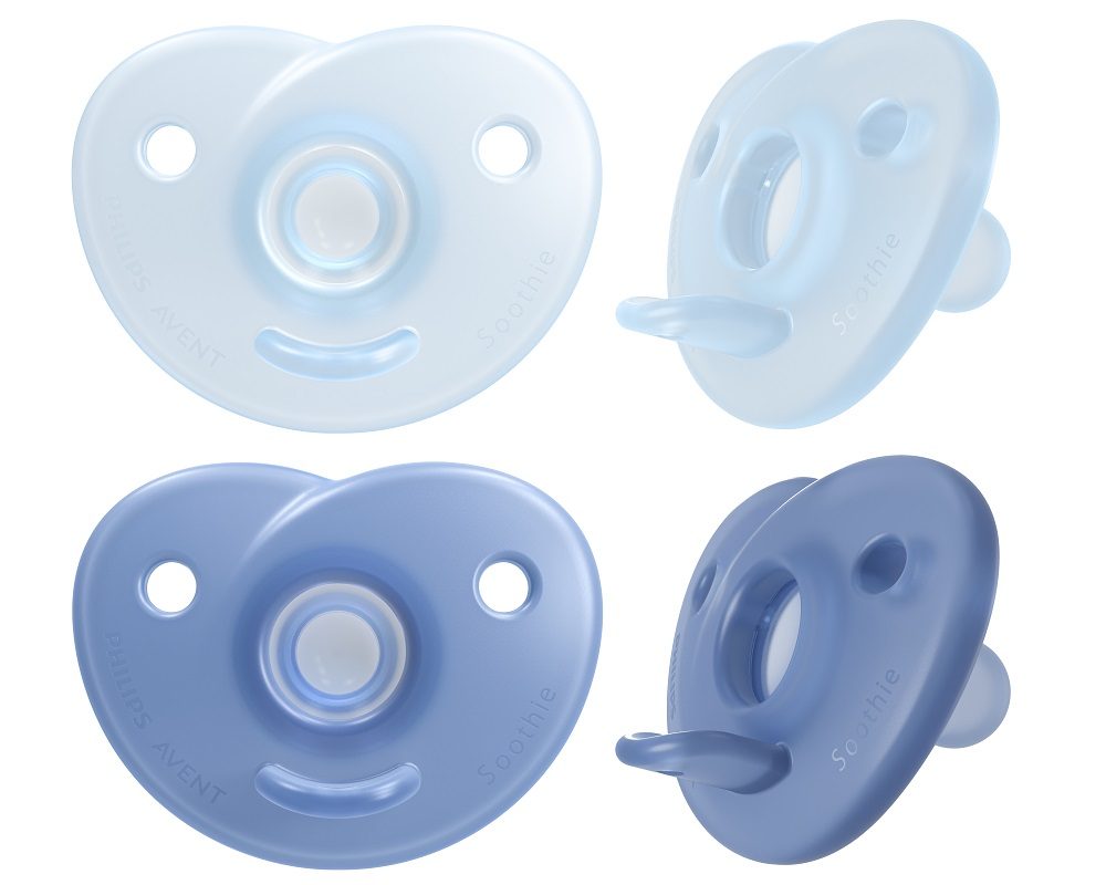 Philips AVENT Cumlík 0-6m Soothie chlapec 2 ks – Obrázok 2