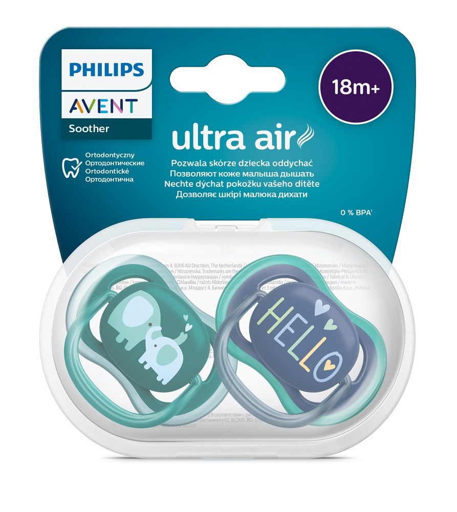 Philips AVENT Cumlík Ultra air 18m+ chlapec (slon) 2ks – Obrázok 3
