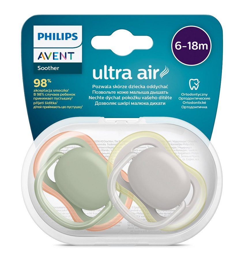 Philips AVENT Cumlík Ultra air neutral 6-18m 2 ks – Obrázok 4