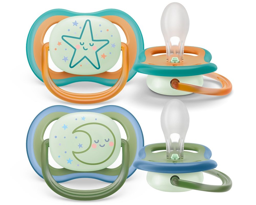 Philips AVENT Cumlík Ultra air nočný 18m+ neutral 2ks – Obrázok 2