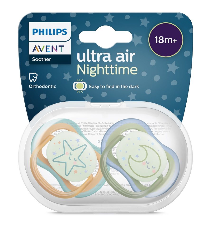 Philips AVENT Cumlík Ultra air nočný 18m+ neutral 2ks – Obrázok 3