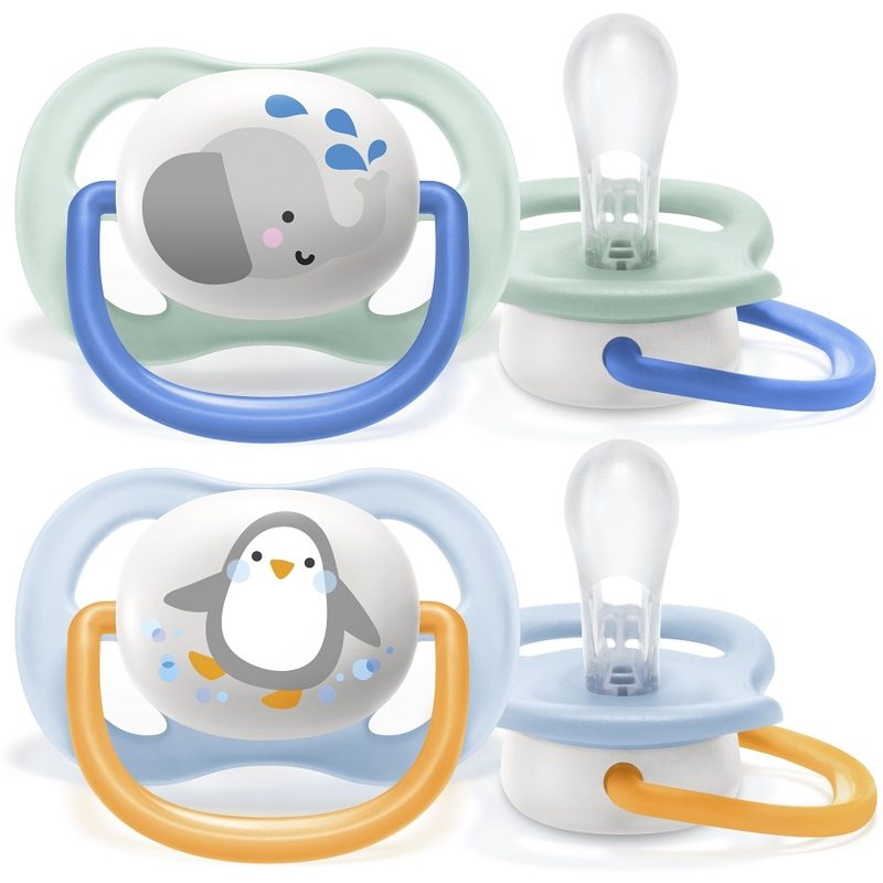 Philips AVENT Cumlík Ultra air zvieratko 0-6m chlapec 2 ks – Obrázok 2