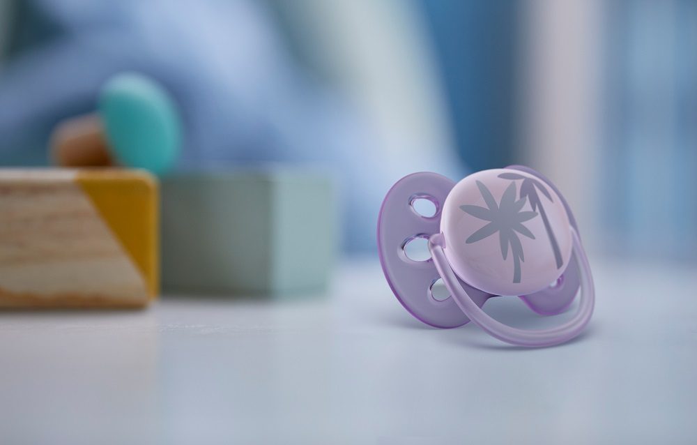 Philips AVENT Cumlík Ultrasoft Premium 0-6m fialová 1 ks – Obrázok 5