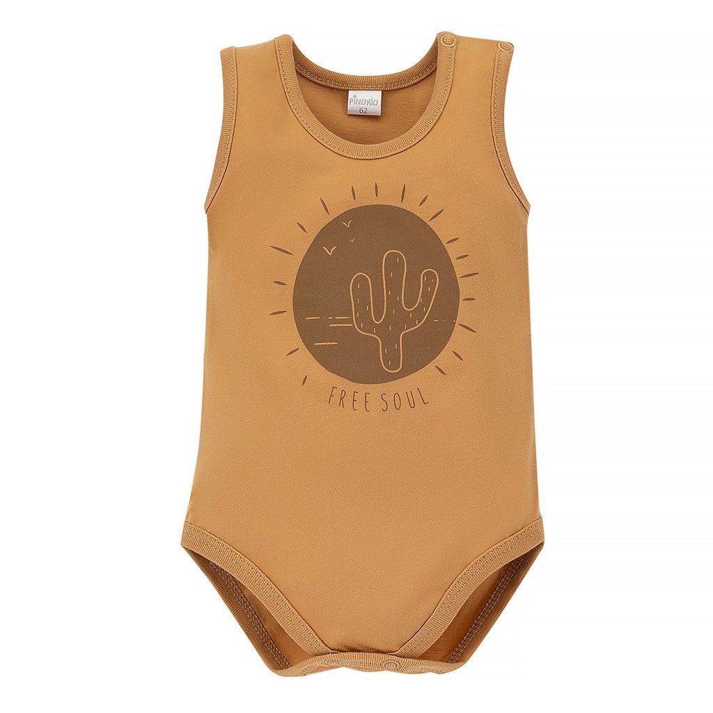 PINOKIO Body bez rukáva Free Soul yellow veľ. 68