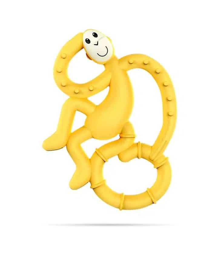 MINI MONKEY HRYZÁTKO S ANTIMIKROBIÁLNYM POVRCHOM BIOCOTE ŽLTÉ