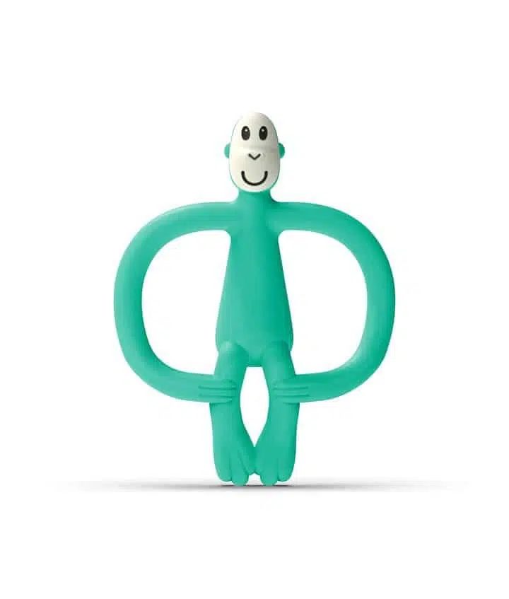 HRYZÁTKO A ZUBNÁ KEFKA MATCHSTICK MONKEY TEETHER GREEN