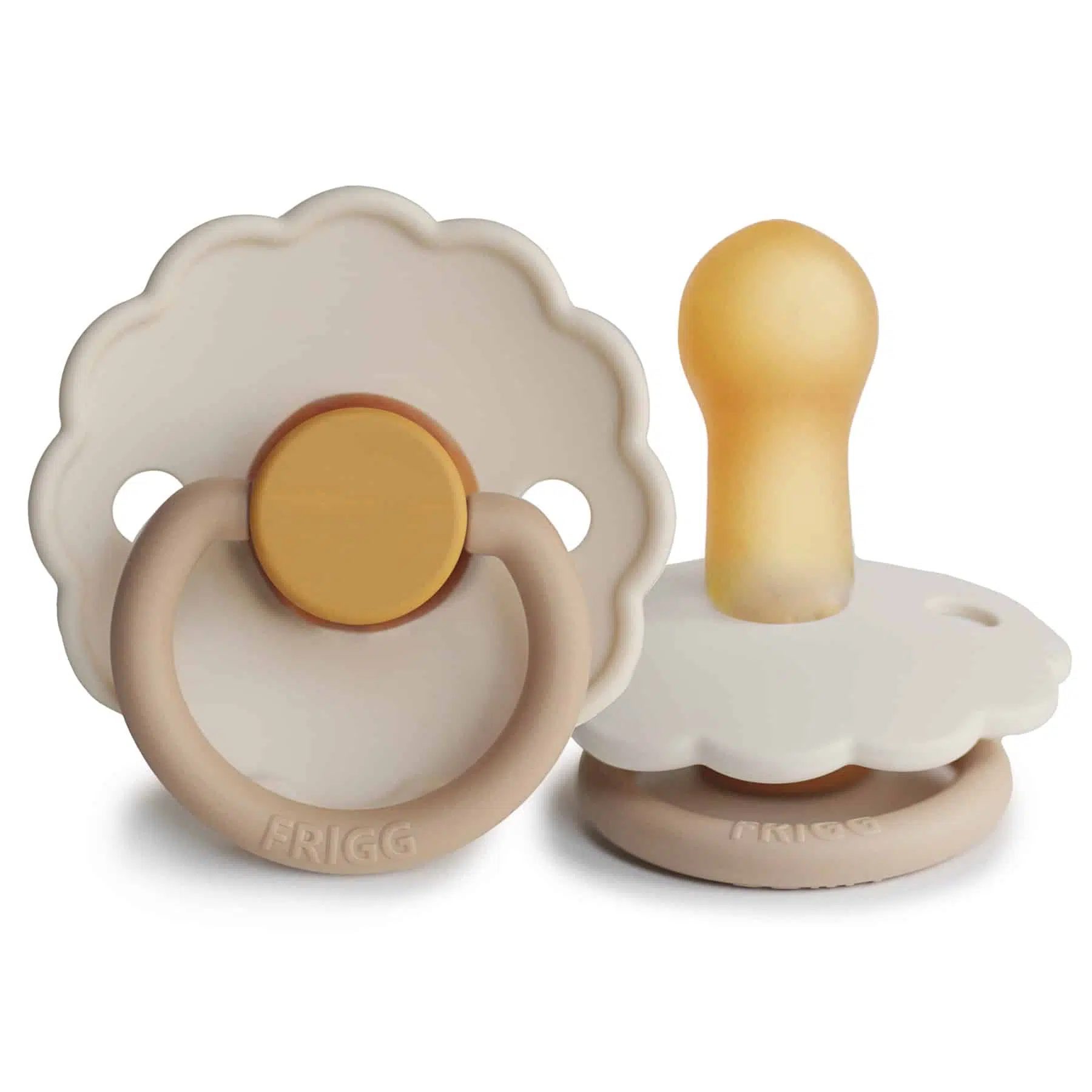 CUMLÍK FRIGG DAISY COLORBLOCK CHAMOMILE, +6M, KAUČUK