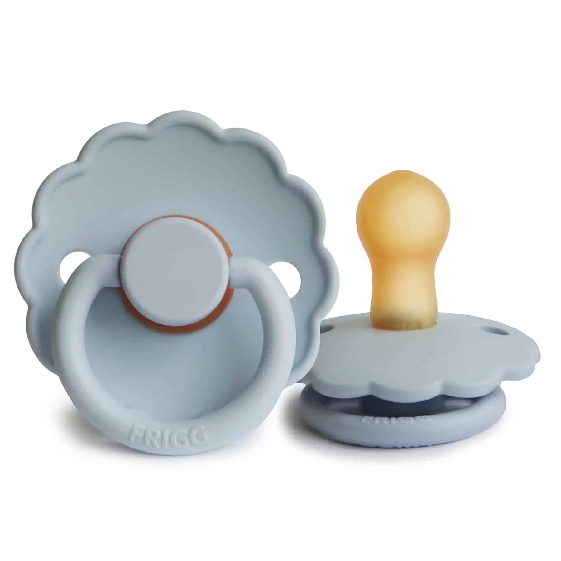 CUMLÍK FRIGG DAISY POWDER BLUE, 0-6M, KAUČUK