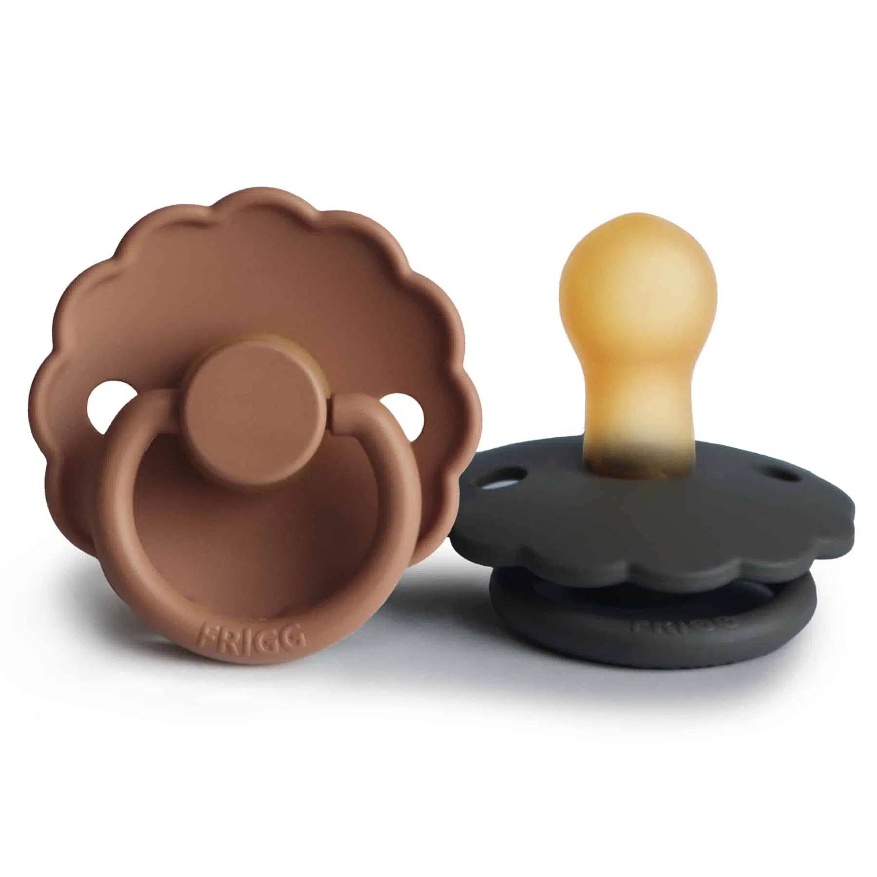 CUMLÍKY FRIGG DAISY GRAPHITE/ PEACH BRONZE, 0-6M, KAUČUK