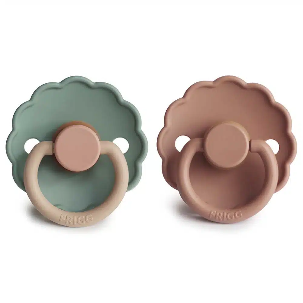 CUMLÍKY FRIGG DAISY ROSE GOLD/ WILLOW, 0-6M, KAUČUK – Obrázok 2