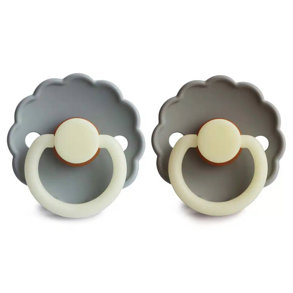 CUMLÍKY FRIGG DAISY NIGHT FRENCH GRAY/ PORTOBELLO, 0-6M, KAUČUK – Obrázok 2