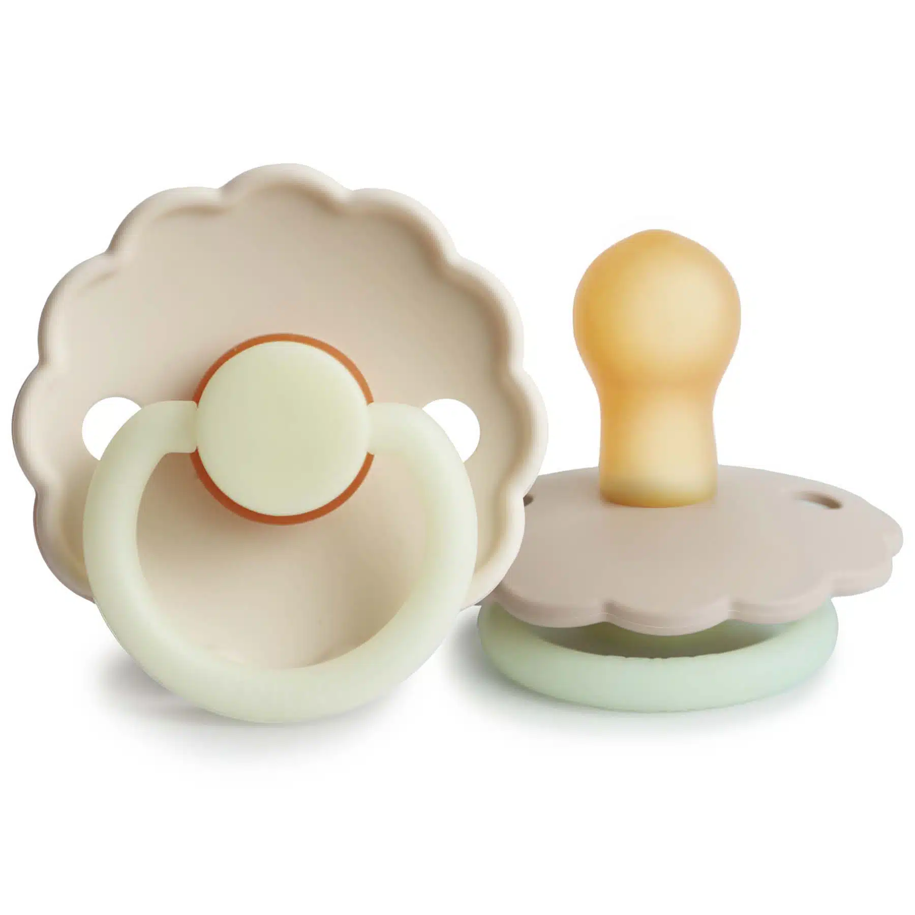 CUMLÍKY FRIGG DAISY NIGHT CREAM/ CROISSANT, +6M, KAUČUK