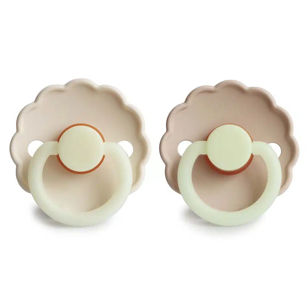 CUMLÍKY FRIGG DAISY NIGHT CREAM/ CROISSANT, +6M, KAUČUK – Obrázok 2