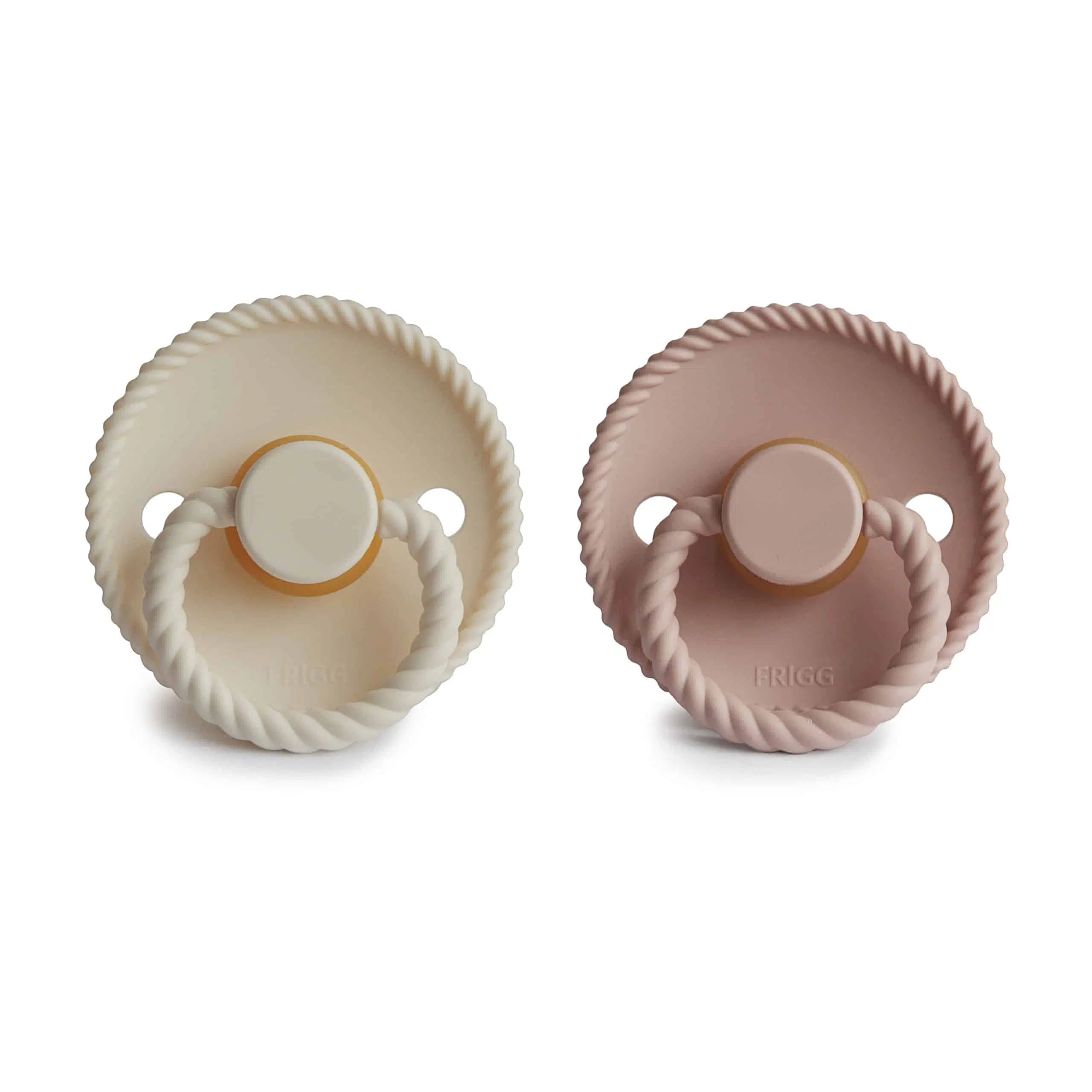 CUMLÍKY FRIGG ROPE BLUSH/ CREAM, 0-6M, KAUČUK – Obrázok 2