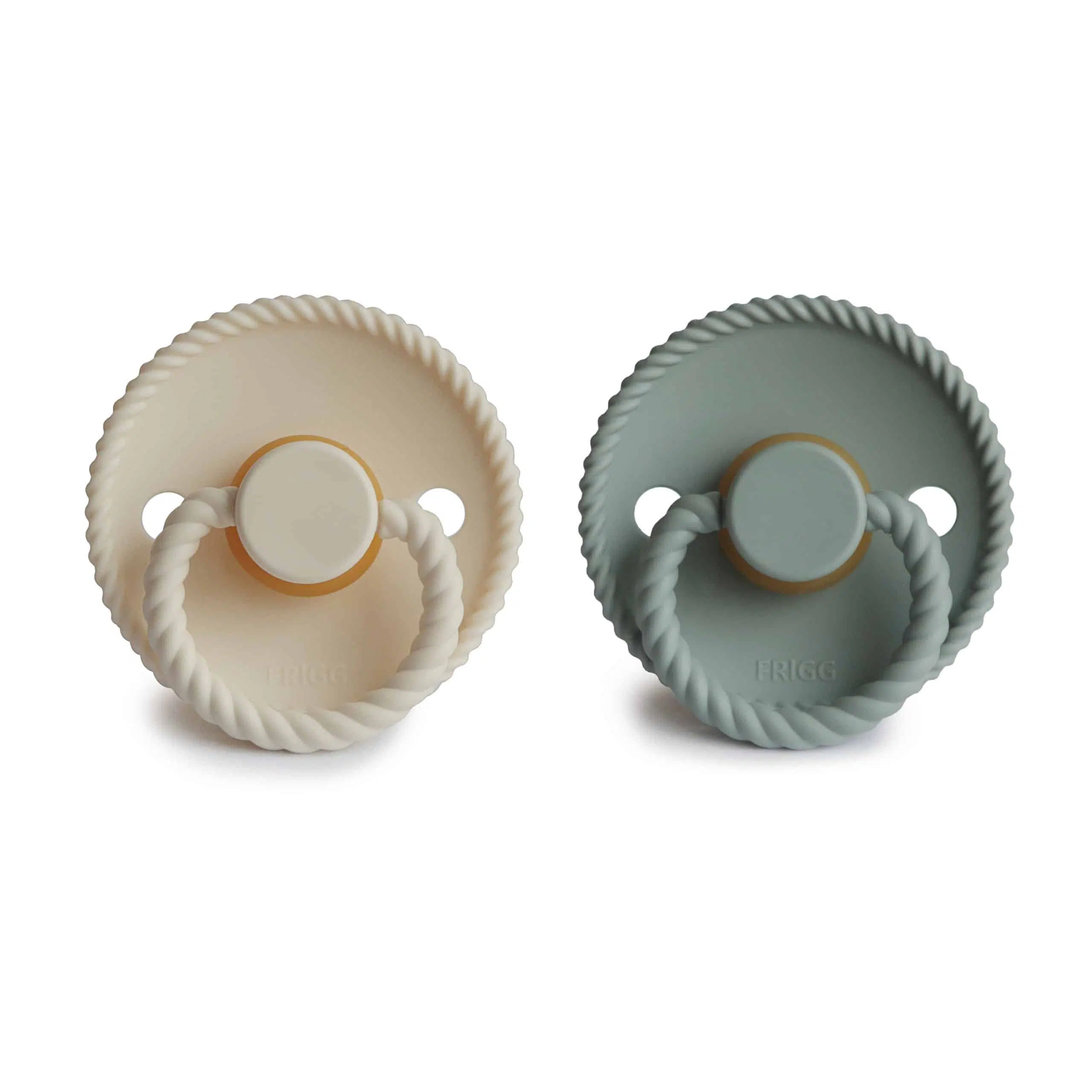 CUMLÍKY FRIGG ROPE CREAM/ SAGE, +6M, KAUČUK – Obrázok 2