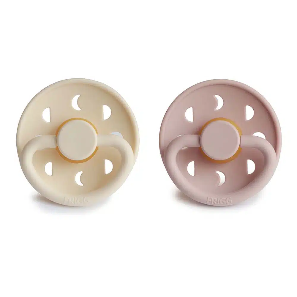 CUMLÍKY FRIGG MOON PHASE BLUSH/ CREAM, 0-6M, KAUČUK – Obrázok 2