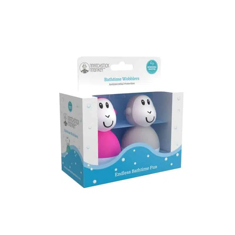 WOBBLERY DO VODY MATCHSTICK MONKEY PINK & COOL GREY – Obrázok 4