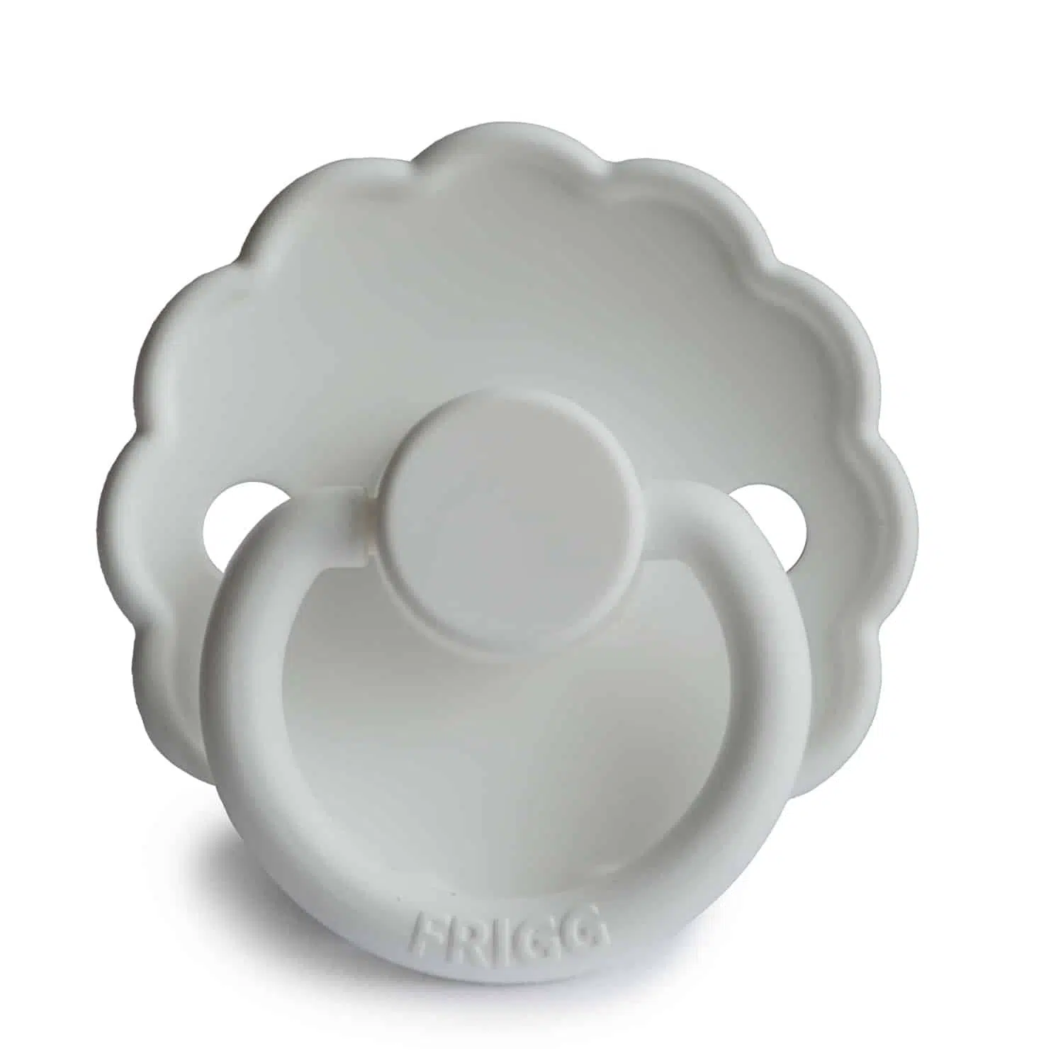 CUMLÍK FRIGG DAISY BRIGHT WHITE, +6M, SILIKÓN