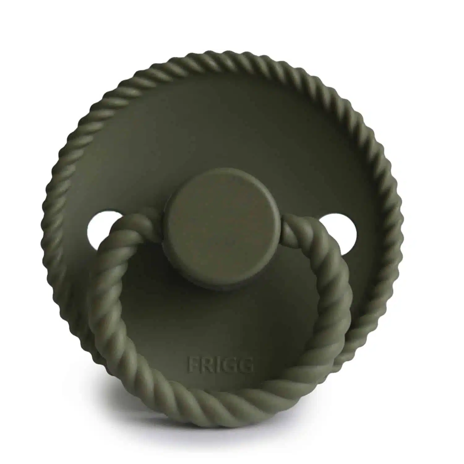 CUMLÍK FRIGG ROPE OLIVE, 0-6M, SILIKÓN – Obrázok 2