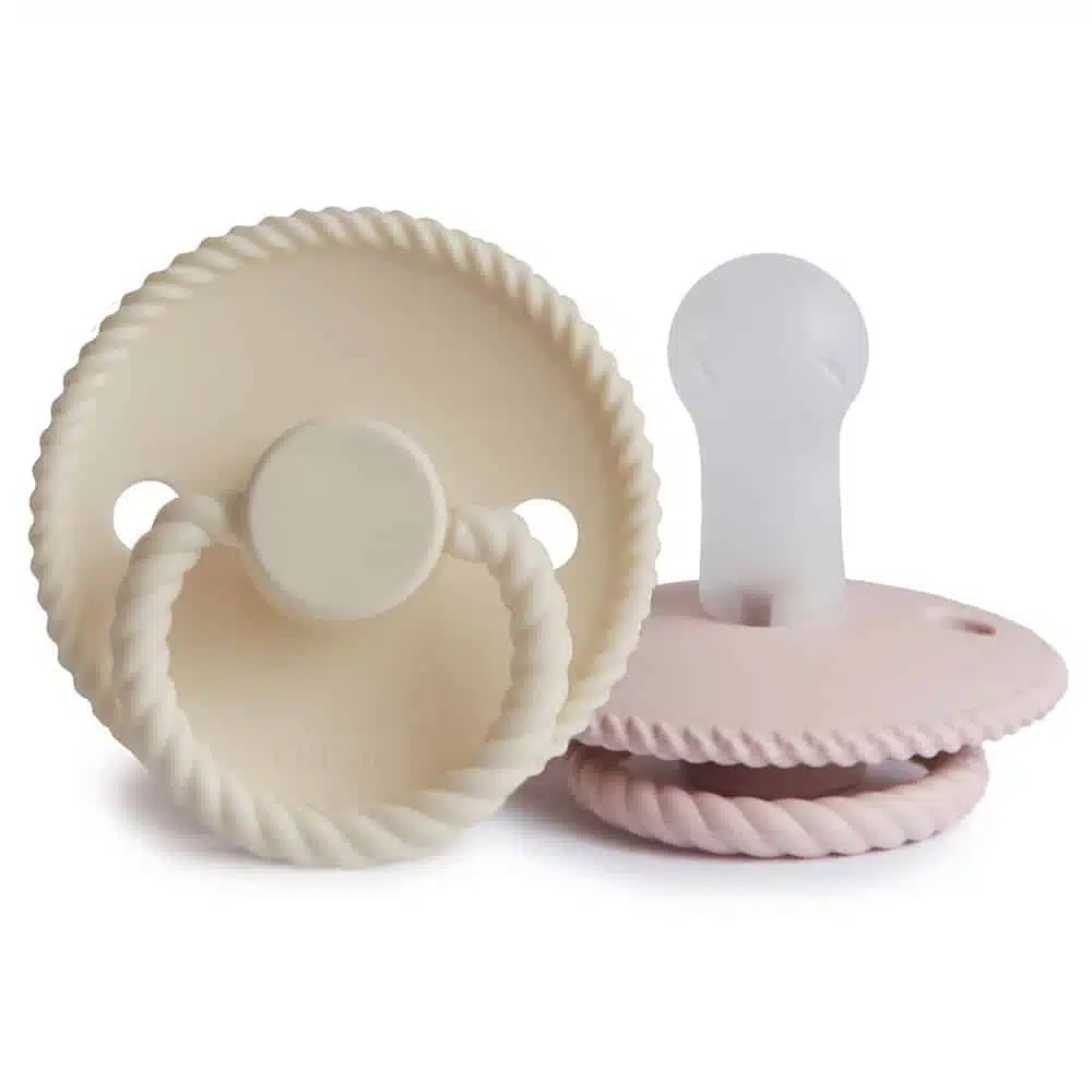 CUMLÍKY FRIGG ROPE BLUSH/ CREAM, +6M, SILIKÓN