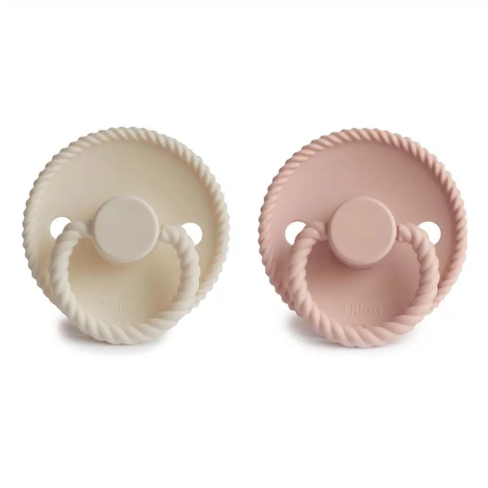 CUMLÍKY FRIGG ROPE BLUSH/ CREAM, +6M, SILIKÓN – Obrázok 2