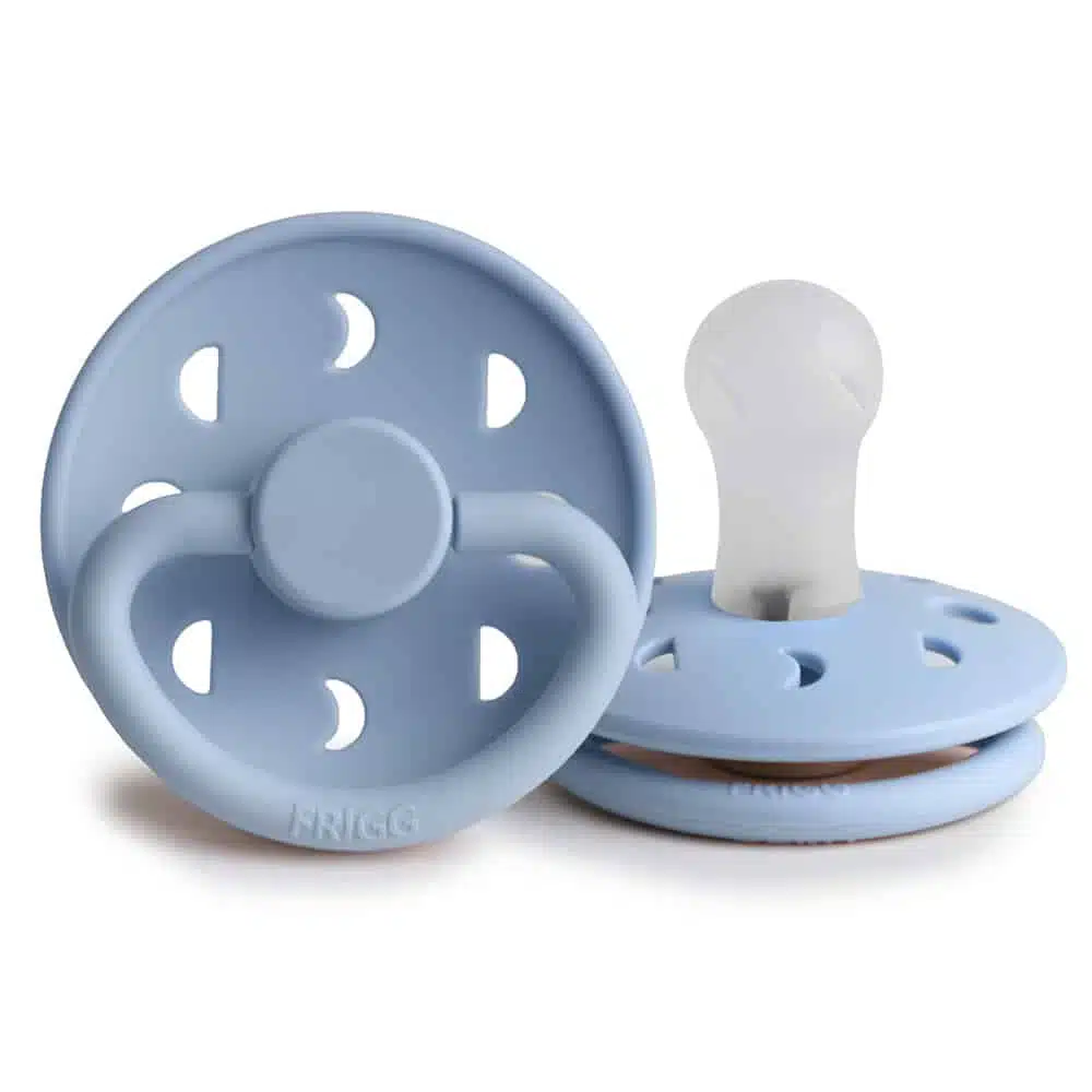 CUMLÍK FRIGG MOON PHASE POWDER BLUE, 0-6M, SILIKÓN