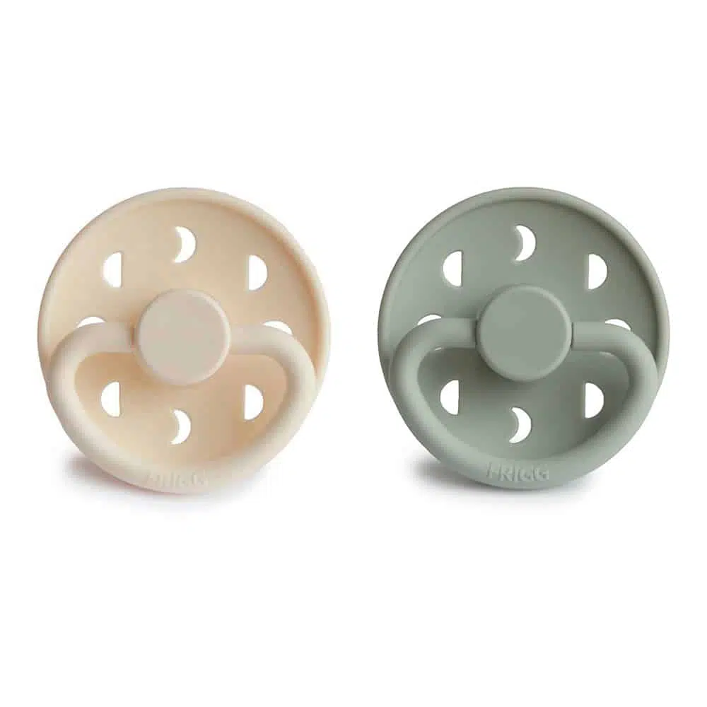 CUMLÍKY FRIGG MOON PHASE CREAM/ SAGE, 0-6M, SILIKÓN – Obrázok 2