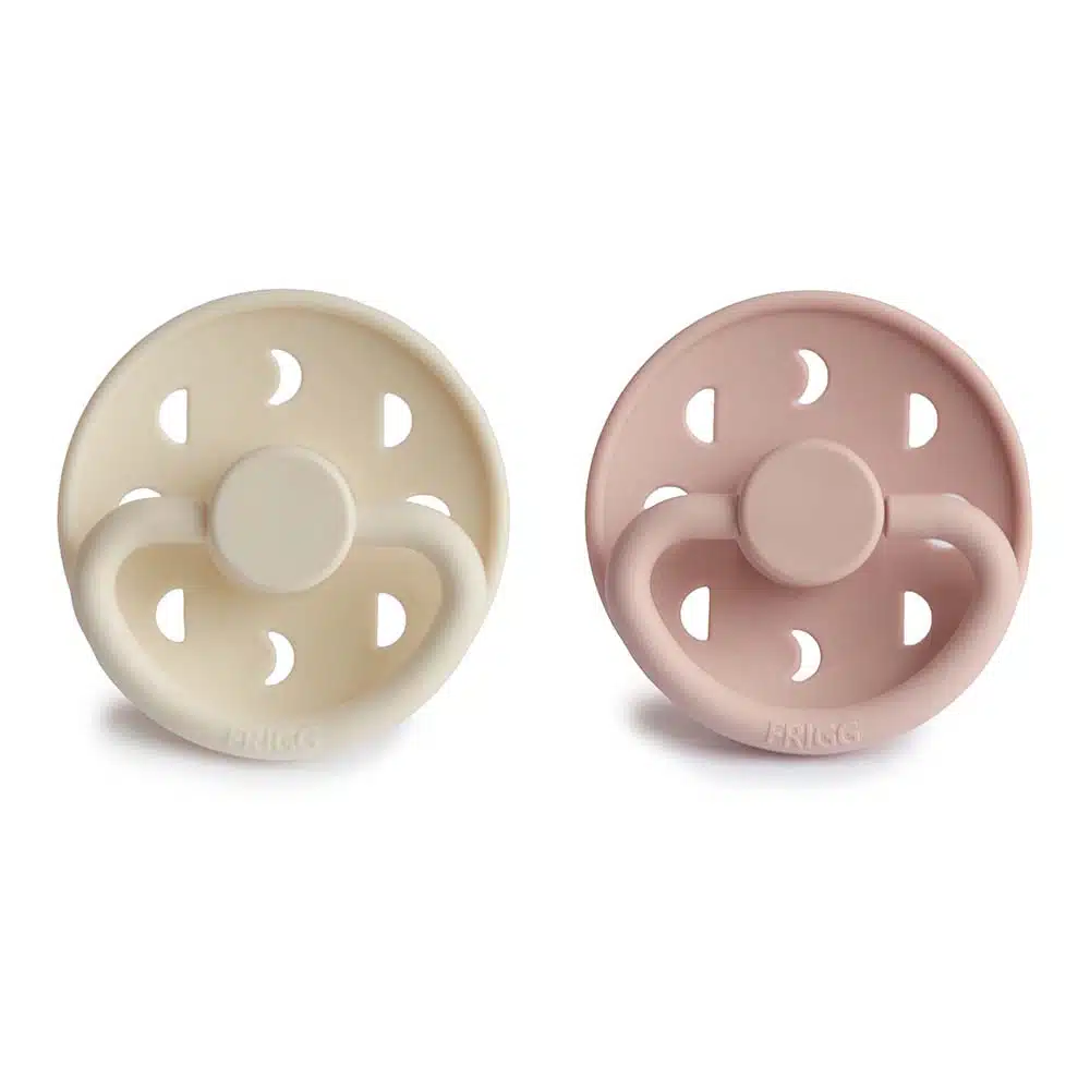 CUMLÍKY FRIGG MOON PHASE BLUSH/ CREAM, +6M, SILIKÓN – Obrázok 2