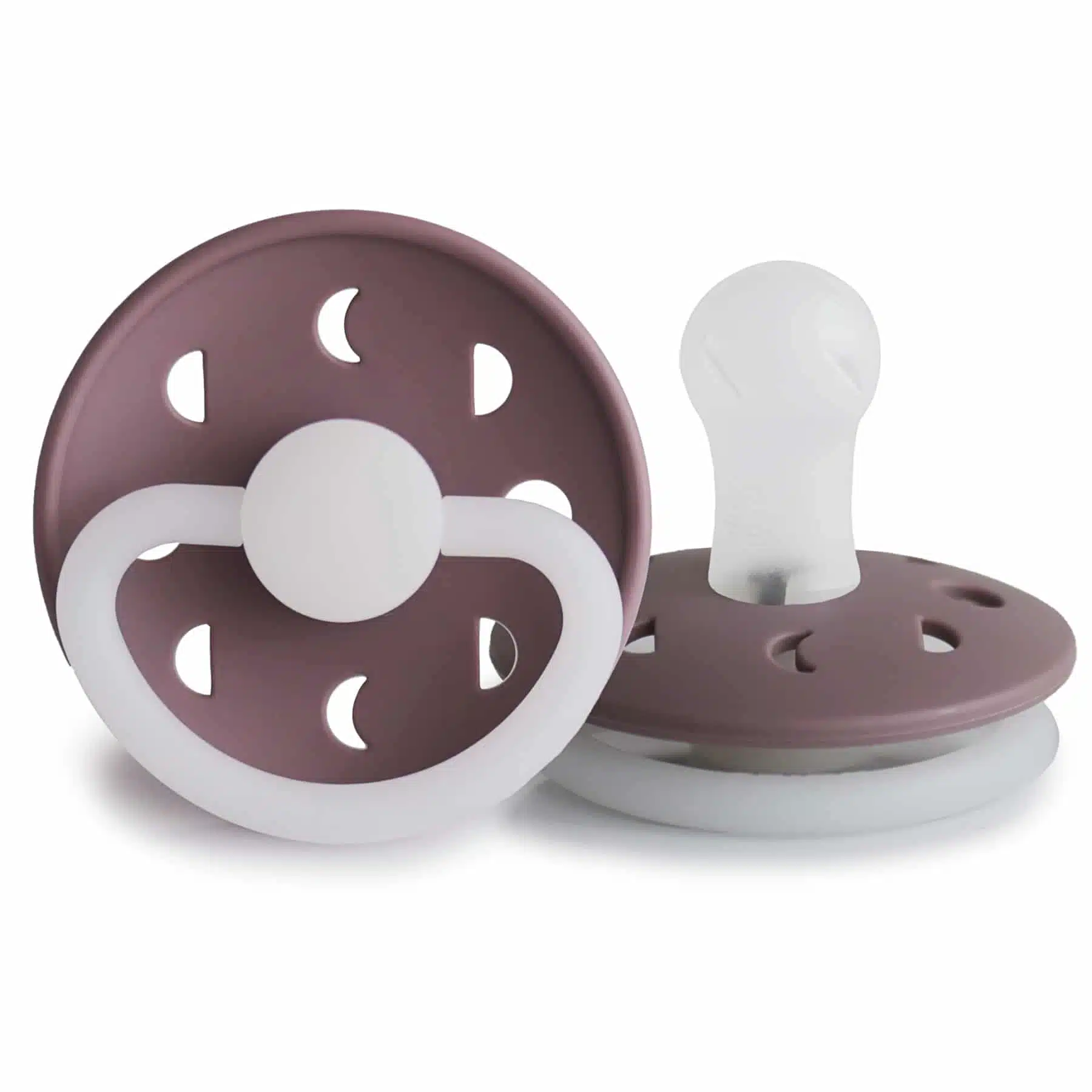 CUMLÍK FRIGG MOON PHASE TWILIGHT MAUVE NIGHT, 0-6M, SILIKÓN