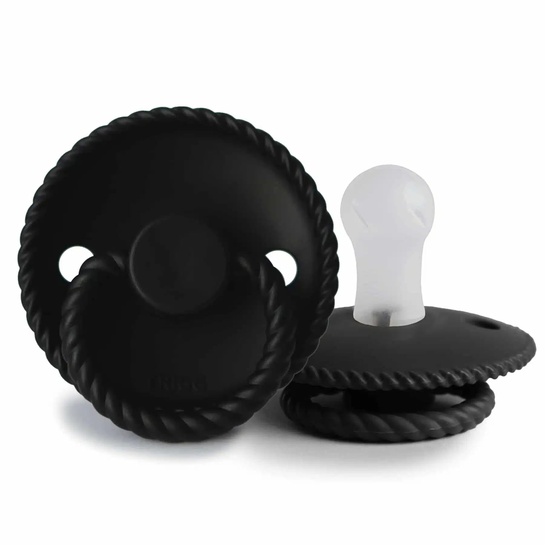 CUMLÍK FRIGG ROPE JET BLACK, 0-6M, SILIKÓN