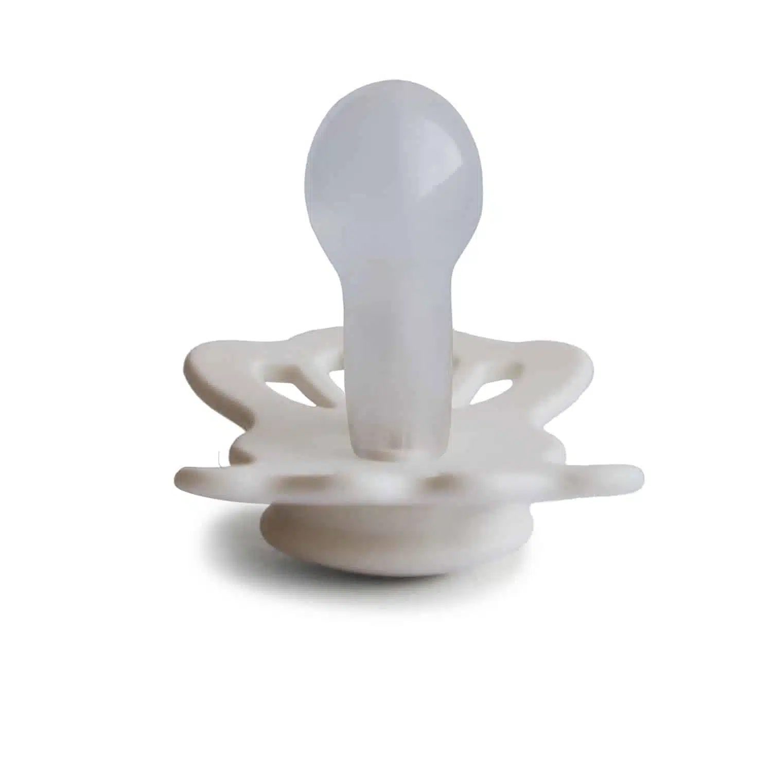 SYMETRICKÝ CUMLÍK FRIGG LUCKY CREAM, 0-6M, SILIKÓN – Obrázok 47
