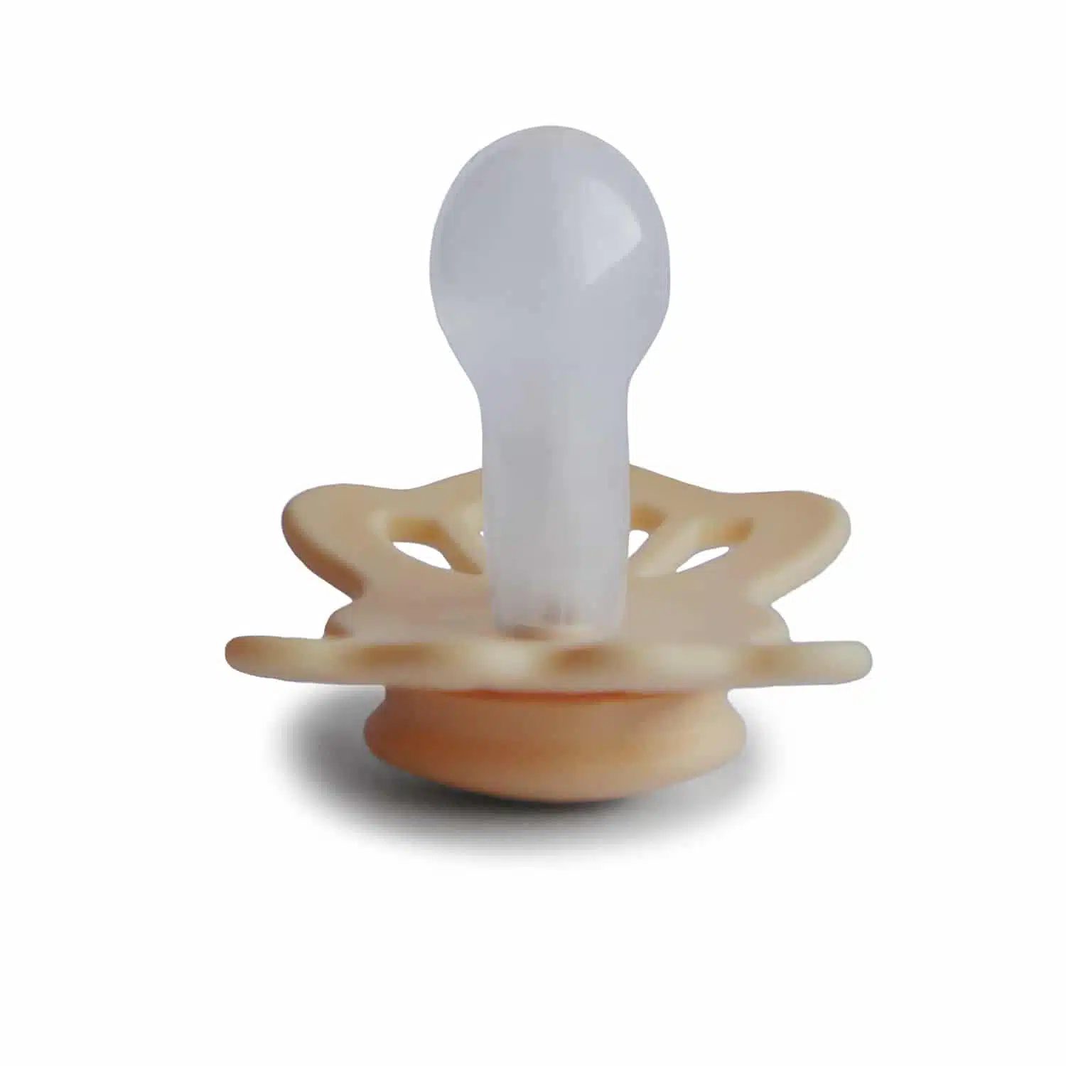 SYMETRICKÝ CUMLÍK FRIGG LUCKY CREAM, 0-6M, SILIKÓN – Obrázok 54