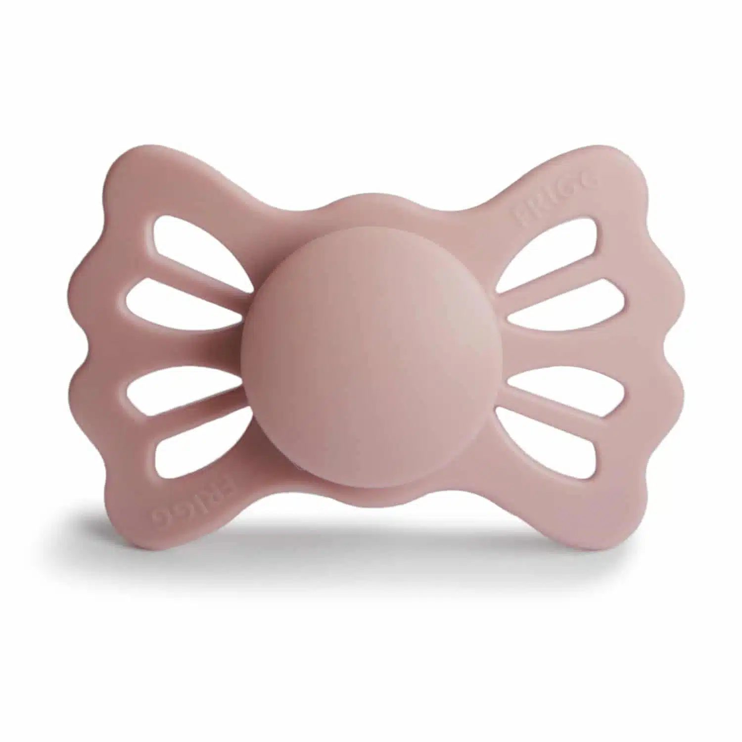 SYMETRICKÝ CUMLÍK FRIGG LUCKY BLUSH, 6-18M, SILIKÓN