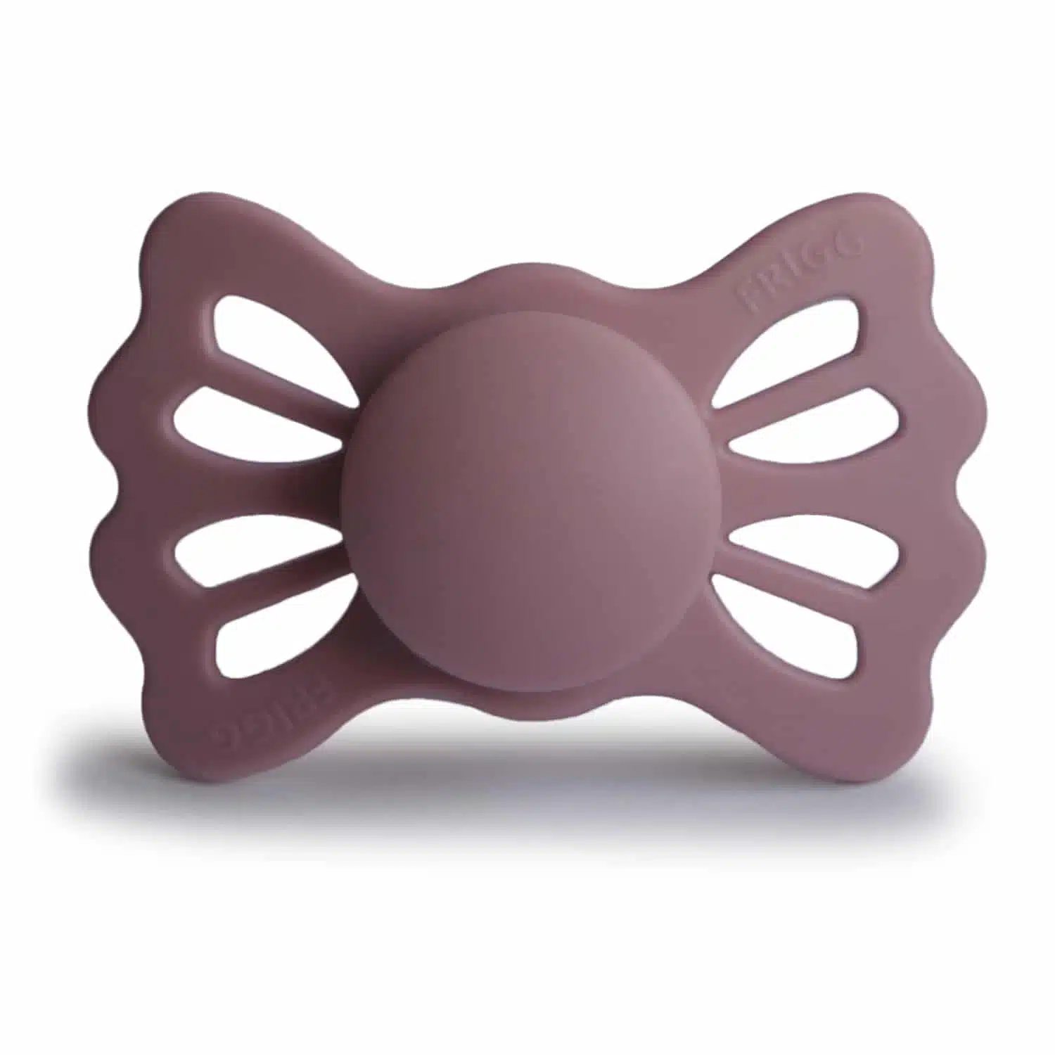 SYMETRICKÝ CUMLÍK FRIGG LUCKY TWILIGHT MAUVE, 6-18M, SILIKÓN