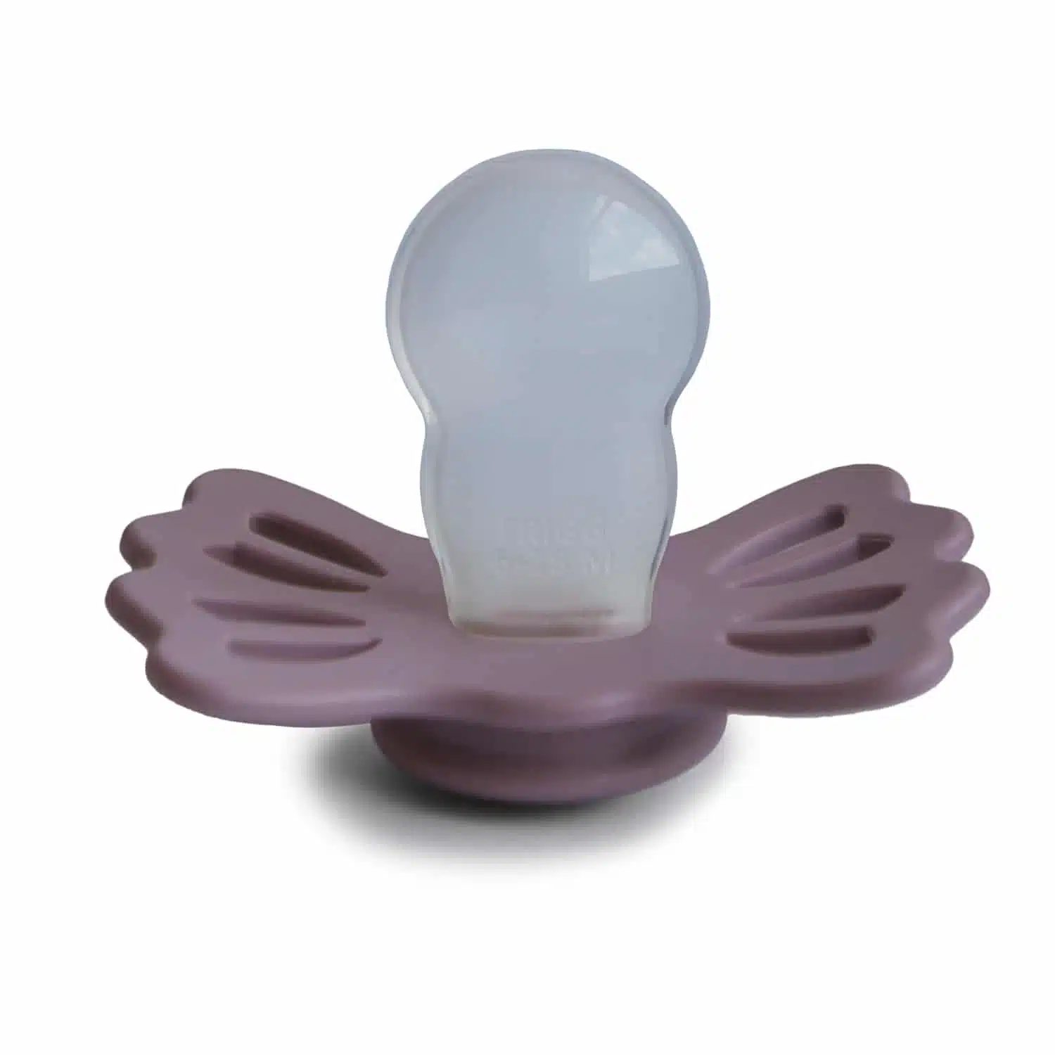 SYMETRICKÝ CUMLÍK FRIGG LUCKY TWILIGHT MAUVE, 6-18M, SILIKÓN – Obrázok 3