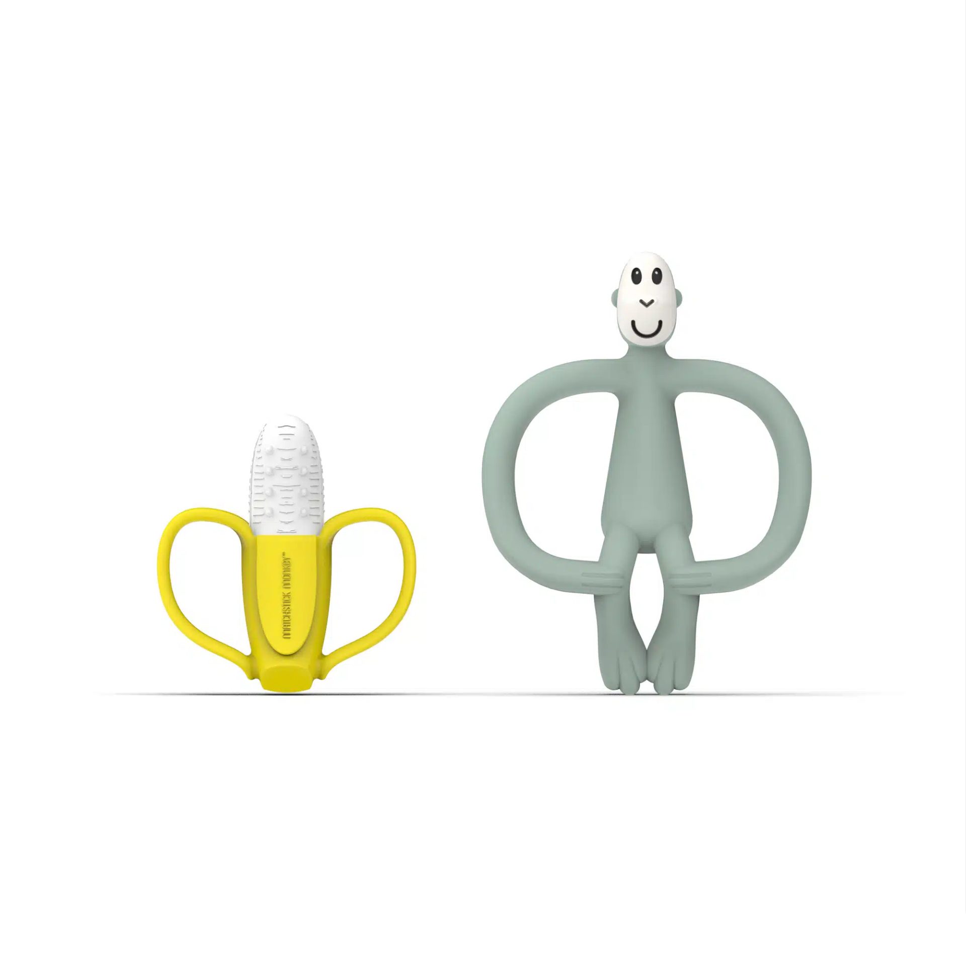 DARČEKOVÝ SET HRYZADIEL BANÁN A OPICA MINT GREEN MATCHSTICK MONKEY – Obrázok 3
