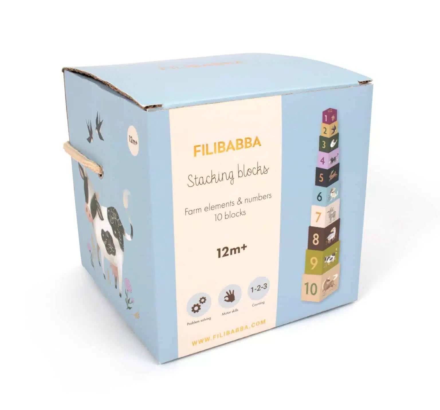 STOHOVATEĽNÉ KOCKY FILIBABBA MAGIC FARM – Obrázok 3